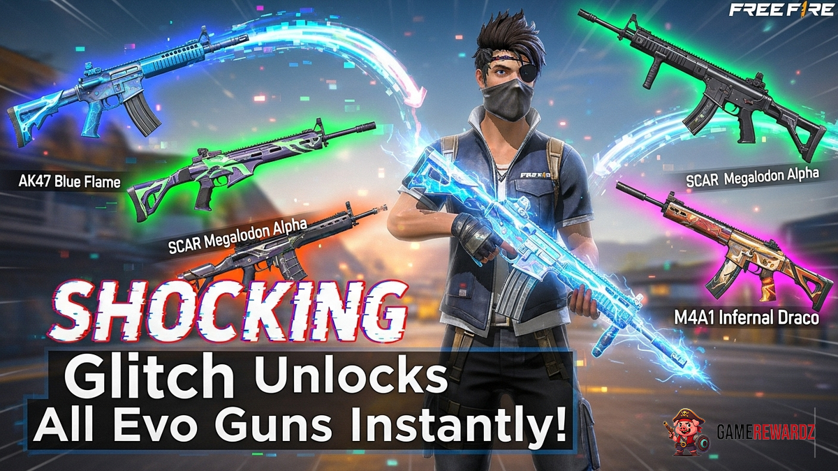 Free Fire: SHOCKING Glitch Unlocks All Evo Guns Instantly!